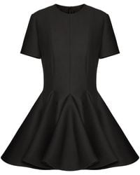 Valentino Garavani - Crepe Couture Mini Dress - Lyst