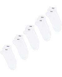 BOSS - Pack de cinco pares de calcetines con logo - Lyst