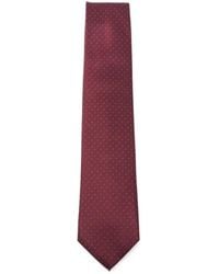 Brioni - Polka-Dot Herringbone-Pattern Tie - Lyst