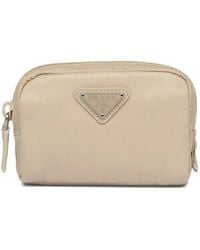 Prada - Logo-Detail Zip Micro Pouch - Lyst