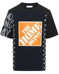 Marine Serre - Camiseta Regenerated con estampado gráfico - Lyst