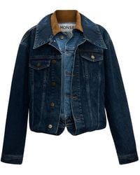 Monse - Double-Layer Denim Jacket - Lyst