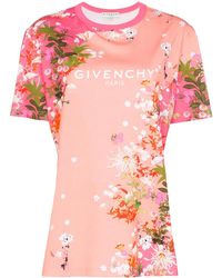 Givenchy - Camiseta Con Logo Y Motivo De Cerezas - Lyst