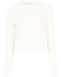 Nina Ricci - Ribbed Bows-Detail Sweater - Lyst