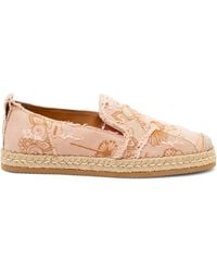 Hogan - Espadrilles Frangées À Fleurs - Lyst
