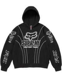 Supreme - X Fox Racing Zip-Up Hoodie - Lyst