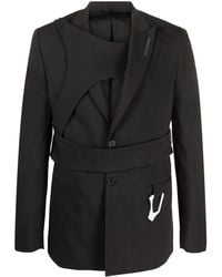 HELIOT EMIL - Layered-Effect Single Breasted Blazer - Lyst
