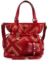Lancel - Medium Premier Flirt Stud-Embellished Bucket Bag - Lyst