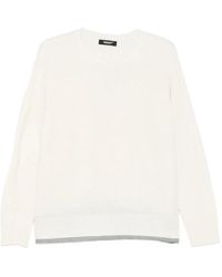 Undercover - Checked-Trim Sweater - Lyst