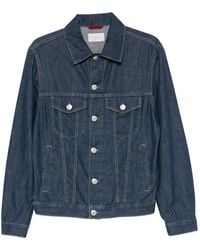 Brunello Cucinelli - Button Denim Jacket - Lyst