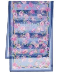 Moschino - Floral-print Silk Scarf - Lyst