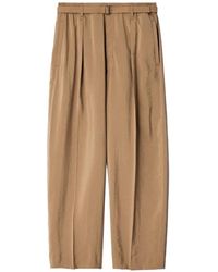 Lemaire - Belted Relaxed Pants - Lyst