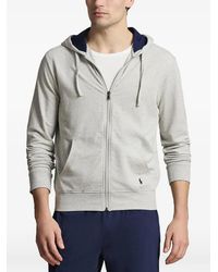 Polo Ralph Lauren - Zip-Up Drawstring Hoodie - Lyst