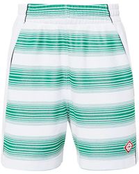 CASABLANCA - Striped Jacquard Track Shorts - Lyst