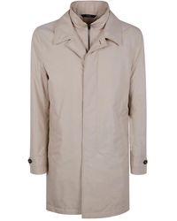Fay - High-Neck Zip-Fastening Jacket - Lyst