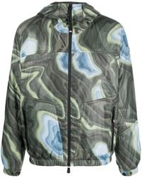 Moncler - Day Namic Abstract-Print Bomber Jacket - Lyst