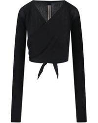 Rick Owens - リブ カーディガン - Lyst