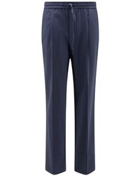 Amaranto - Drawstring-Waist Trousers - Lyst