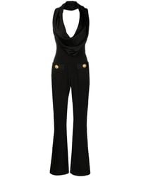 Balmain - Mono largo con hombros descubiertos - Lyst