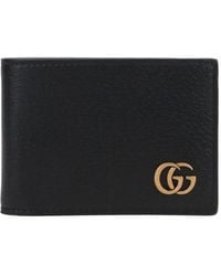 Gucci - Portemonnaie Mit Logo-Schild - Lyst
