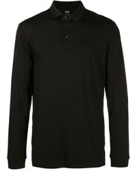 BOSS - Long-Sleeved Polo Shirt - Lyst