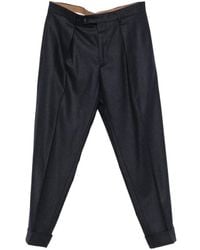 Berwich - Pleated Wool Trousers - Lyst