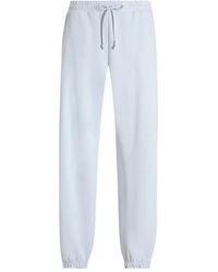 Dolce & Gabbana - Fleece Trousers With Embroidery - Lyst