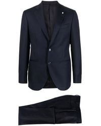 Luigi Bianchi - Costume À Simple Boutonnage En Laine Vierge - Lyst