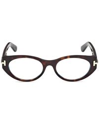 Tom Ford - Oval-Frames Glasses - Lyst