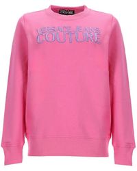 Versace Jeans Couture - Pullover Mit Logo - Lyst