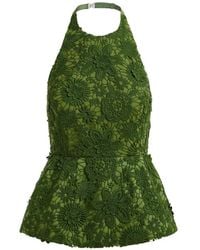 Essentiel Antwerp - Floral Lace Halter Top - Lyst