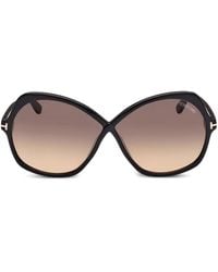Tom Ford - Rosemin Geometric Frame Sunglasses - Lyst