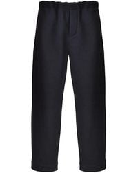 Meta Campania Collective - Drawstring-Waist Wool Trousers - Lyst