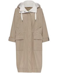 Brunello Cucinelli - Water-Resistant Hooded Parka - Lyst