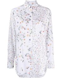PS by Paul Smith - Floral-print Organic Cotton Shirt - Lyst