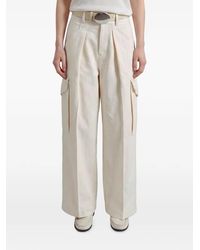 Frankie Shop - Oslo Pleated Cargo Pants - Lyst
