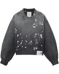 Maison Mihara Yasuhiro - Sudadera con detalles y efecto envejecido - Lyst