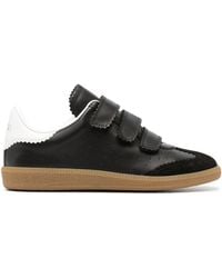 Isabel Marant - Toile Beth Leather And Suede Sneakers - Lyst
