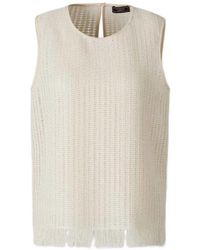 Peserico - Fringe-Trim Top - Lyst