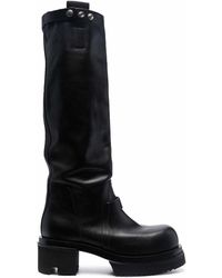 Rick Owens - Knee-high Leather Boots - Lyst
