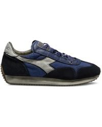 Diadora - Equipe Dirty Logo-Embroidered Panelled Sneakers - Lyst