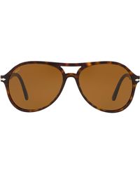 Persol Occhiali da sole modello aviator - Marrone