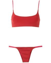 Amir Slama - Braided-Trim Bikini Set - Lyst