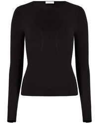 Nina Ricci - Round-Neck Knitted Top - Lyst
