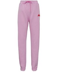 MSGM - Rabbit-Embroidered Track Pants - Lyst