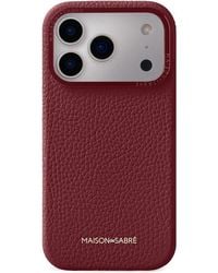 Maison De Sabre - Leather Iphone 17 Pro Case - Lyst