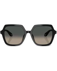 Giorgio Armani - Zonnebril Met Logoprint - Lyst