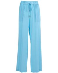 Ermanno Scervino - Drawstring Silk Trousers - Lyst