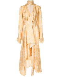 Acler Jurk Met Bloemenprint - Geel