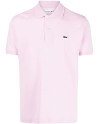Lacoste - Polo À Patch Logo Poitrine - Lyst
